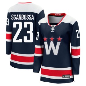 Washington Capitals Michael Sgarbossa Official Navy Fanatics Branded Premier Women's zied Breakaway 2020/21 Alternate NHL Hockey Jersey