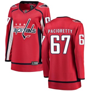 Washington Capitals Max Pacioretty Official Red Fanatics Branded Breakaway Women's Home NHL Hockey Jersey
