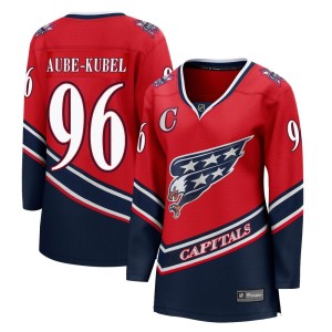 Washington Capitals Nicolas Aube-Kubel Official Red Fanatics Branded Breakaway Women's 2020/21 Special Edition NHL Hockey Jersey