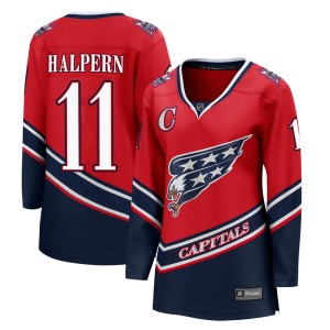 Washington Capitals Jeff Halpern Official Red Fanatics Branded Breakaway Women's 2020/21 Special Edition NHL Hockey Jersey