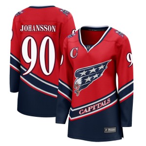 Washington Capitals Marcus Johansson Official Red Fanatics Branded Breakaway Women's 2020/21 Special Edition NHL Hockey Jersey