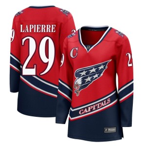 Washington Capitals Hendrix Lapierre Official Red Fanatics Branded Breakaway Women's 2020/21 Special Edition NHL Hockey Jersey