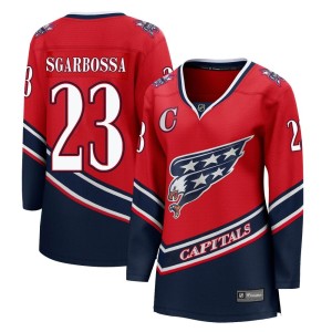 Washington Capitals Michael Sgarbossa Official Red Fanatics Branded Breakaway Women's 2020/21 Special Edition NHL Hockey Jersey