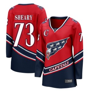 Washington Capitals Conor Sheary Official Red Fanatics Branded Breakaway Women's 2020/21 Special Edition NHL Hockey Jersey
