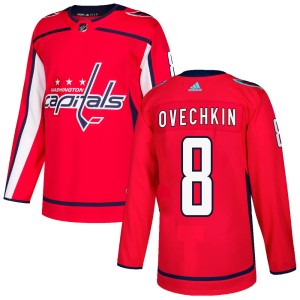 Washington Capitals Alex Ovechkin Official Red Adidas Authentic Adult Home NHL Hockey Jersey