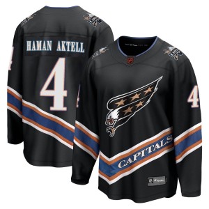 Washington Capitals Hardy Haman Aktell Official Black Fanatics Branded Breakaway Youth Special Edition 2.0 NHL Hockey Jersey