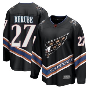 Washington Capitals Craig Berube Official Black Fanatics Branded Breakaway Youth Special Edition 2.0 NHL Hockey Jersey