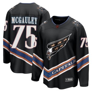 Washington Capitals Tim McGauley Official Black Fanatics Branded Breakaway Youth Special Edition 2.0 NHL Hockey Jersey