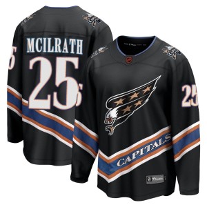 Washington Capitals Dylan McIlrath Official Black Fanatics Branded Breakaway Youth Special Edition 2.0 NHL Hockey Jersey