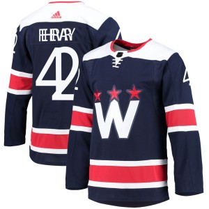 Washington Capitals Martin Fehervary Official Navy Adidas Authentic Youth 2020/21 Alternate Primegreen Pro NHL Hockey Jersey