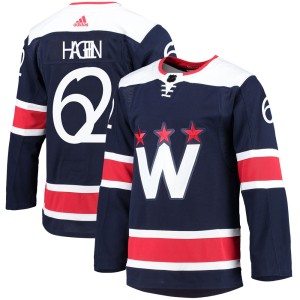 Washington Capitals Carl Hagelin Official Navy Adidas Authentic Youth 2020/21 Alternate Primegreen Pro NHL Hockey Jersey