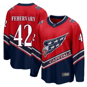 Washington Capitals Martin Fehervary Official Red Fanatics Branded Breakaway Youth 2020/21 Special Edition NHL Hockey Jersey