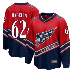 Washington Capitals Carl Hagelin Official Red Fanatics Branded Breakaway Youth 2020/21 Special Edition NHL Hockey Jersey