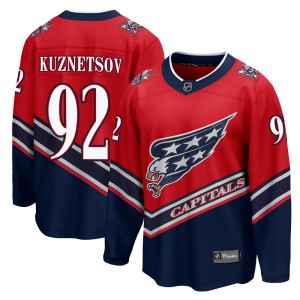 Washington Capitals Evgeny Kuznetsov Official Red Fanatics Branded Breakaway Youth 2020/21 Special Edition NHL Hockey Jersey