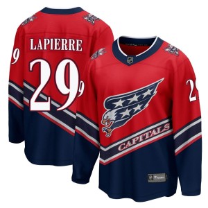 Washington Capitals Hendrix Lapierre Official Red Fanatics Branded Breakaway Youth 2020/21 Special Edition NHL Hockey Jersey