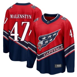 Washington Capitals Beck Malenstyn Official Red Fanatics Branded Breakaway Youth 2020/21 Special Edition NHL Hockey Jersey