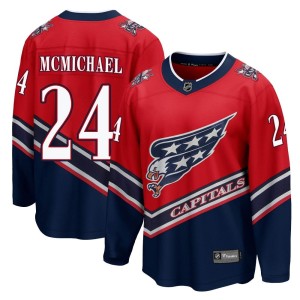 Washington Capitals Connor McMichael Official Red Fanatics Branded Breakaway Youth 2020/21 Special Edition NHL Hockey Jersey