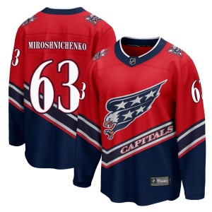 Washington Capitals Ivan Miroshnichenko Official Red Fanatics Branded Breakaway Youth 2020/21 Special Edition NHL Hockey Jersey