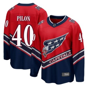 Washington Capitals Garrett Pilon Official Red Fanatics Branded Breakaway Youth 2020/21 Special Edition NHL Hockey Jersey