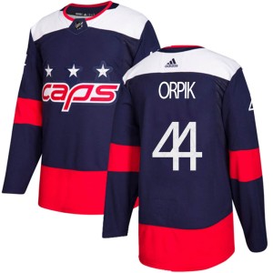 Washington Capitals Brooks Orpik Official Navy Blue Adidas Authentic Adult 2018 Stadium Series NHL Hockey Jersey
