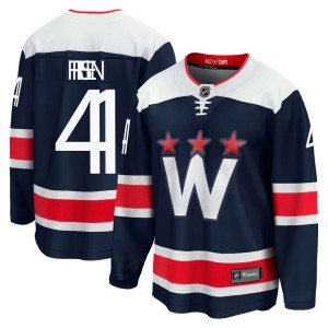 Washington Capitals Jeff Friesen Official Navy Fanatics Branded Premier Adult zied Breakaway 2020/21 Alternate NHL Hockey Jersey
