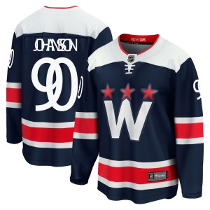 Washington Capitals Marcus Johansson Official Navy Fanatics Branded Premier Adult zied Breakaway 2020/21 Alternate NHL Hockey Jersey