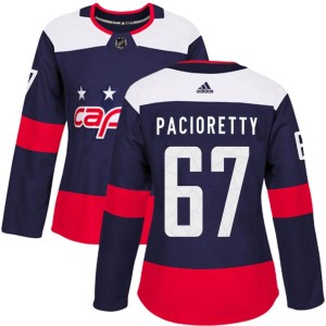 Washington Capitals Max Pacioretty Official Navy Blue Adidas Authentic Women's 2018 Stadium Series NHL Hockey Jersey