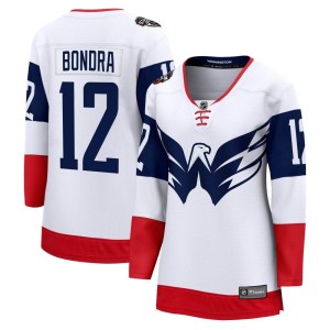 Washington Capitals Peter Bondra Official White Fanatics Branded Breakaway Women's 2023 Stadium Series NHL Hockey Jersey