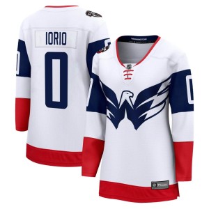 Washington Capitals Vincent Iorio Official White Fanatics Branded Breakaway Women's 2023 Stadium Series NHL Hockey Jersey