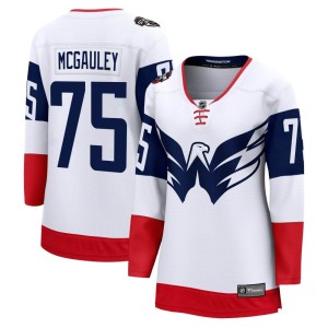 Washington Capitals Tim McGauley Official White Fanatics Branded Breakaway Women's 2023 Stadium Series NHL Hockey Jersey