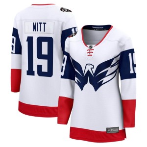 Washington Capitals Brendan Witt Official White Fanatics Branded Breakaway Women's 2023 Stadium Series NHL Hockey Jersey