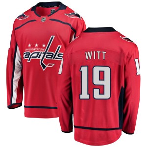Washington Capitals Brendan Witt Official Red Fanatics Branded Breakaway Adult Home NHL Hockey Jersey