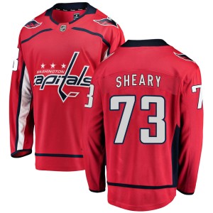 Washington Capitals Conor Sheary Official Red Fanatics Branded Breakaway Youth Home NHL Hockey Jersey