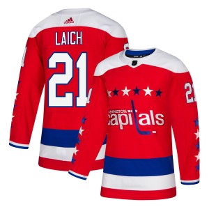 Washington Capitals Brooks Laich Official Red Adidas Authentic Adult Alternate NHL Hockey Jersey