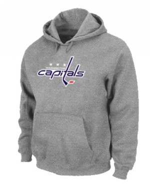 Washington Capitals Official Grey Adult Pullover Hoodie -