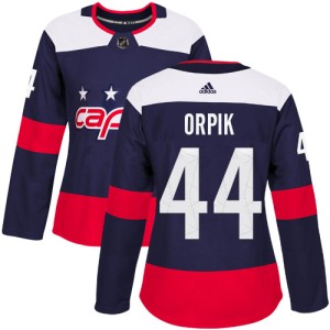 Washington Capitals Brooks Orpik Official Navy Blue Adidas Authentic Women's 2018 Stadium Series NHL Hockey Jersey