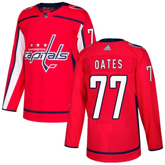Washington Capitals Adam Oates Official Red Adidas Authentic Adult Home NHL Hockey Jersey