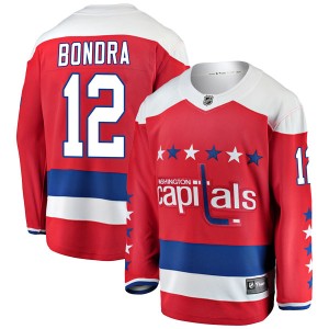 Washington Capitals Peter Bondra Official Red Fanatics Branded Breakaway Youth Alternate NHL Hockey Jersey