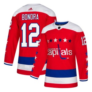 Washington Capitals Peter Bondra Official Red Adidas Authentic Youth Alternate NHL Hockey Jersey